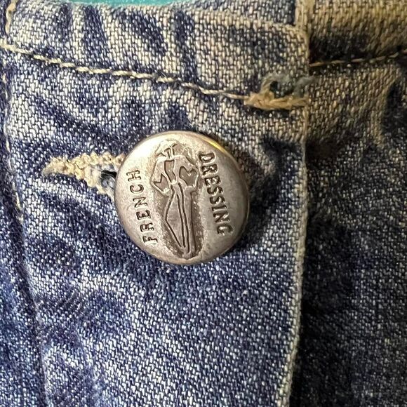 90's Vintage French Dressing Jeanswear Paris Women's Denim Dress - Picture 5 of 8